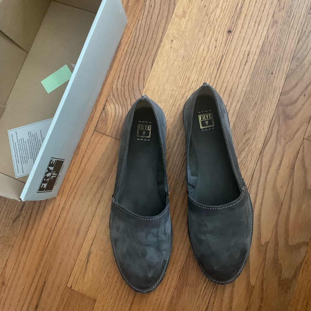 Frye leather flats